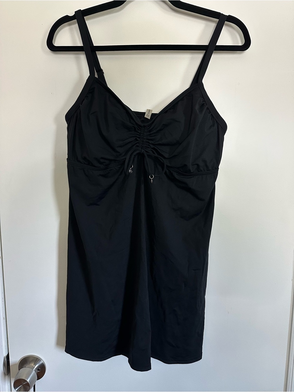 Lands' End Black Swim Tank Top